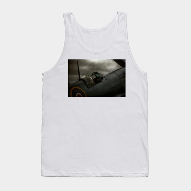 Reconnaissance Spitfire Cockpit Tank Top by Nigdaw